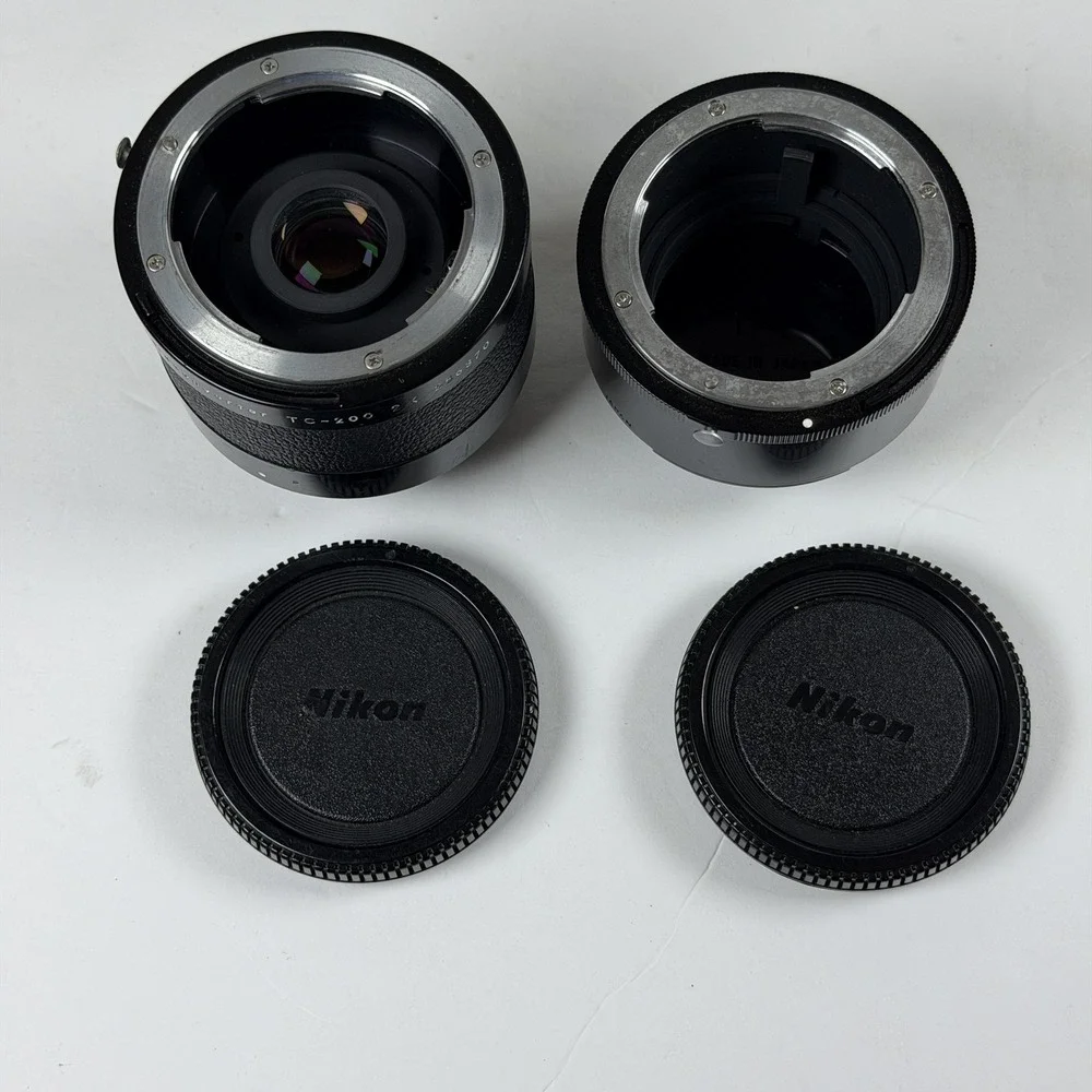 Nikon TC-200 2x Teleconverter & PK-13‎ 27.5mm Extension Tube Lot B-15